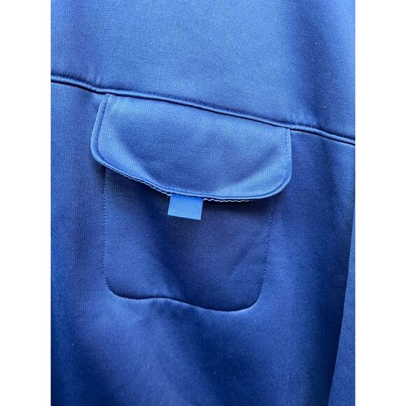 Chaps‎ Sweater Jacket Mens XXL blue 1/4 zip pullover pockets Golf Casual - Picture 4 of 8